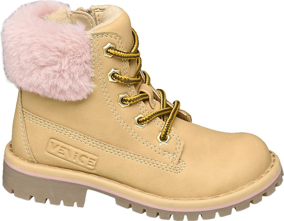 Deichmann - Venice Světle hnědá kotníková obuv Venice se zipem 27 světle hnědá - obrázek 1