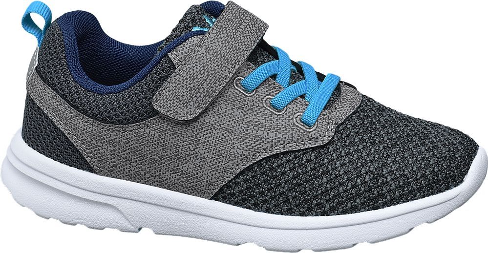 Deichmann - Vty Šedé tenisky na suchý zip Vty 32 šedá - obrázek 1