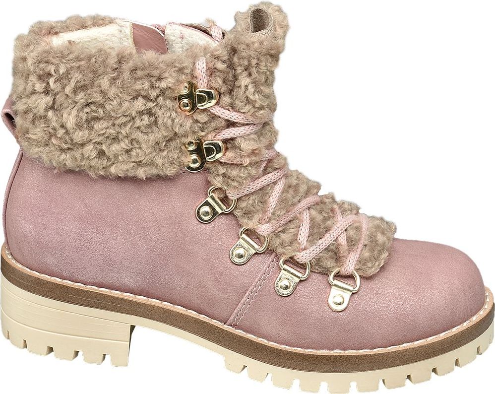 Deichmann - Graceland Růžová kotníková obuv Graceland se zipem 32 růžová - obrázek 1