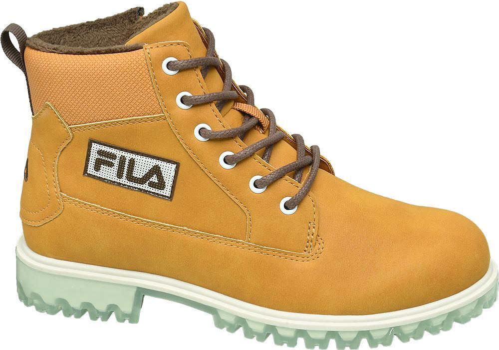 Deichmann - Fila Žlutohnědá kotníková obuv Fila se zipem 38 žluto-hnědá - obrázek 1