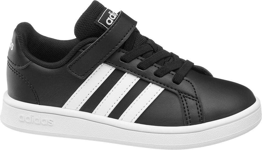 Deichmann - adidas Černé tenisky na suchý zip Adidas Grand Court 30 černá - obrázek 1