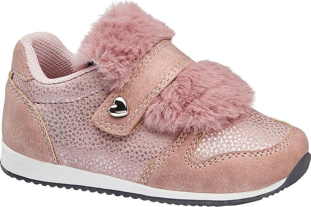 Deichmann - Cupcake Couture Růžové dětské tenisky na suchý zip Cupcake Couture 21 růžová - obrázek 1