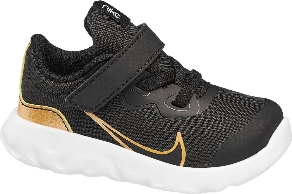 Deichmann - NIKE Černé dětské tenisky na suchý zip Nike Explore Strada 22 černá - obrázek 1