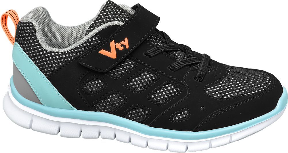 Deichmann - Vty Černé tenisky na suchý zip Vty 34 černá - obrázek 1