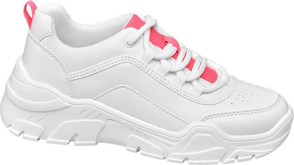Deichmann - Venice Bílé dívčí chunky tenisky Venice 38 bílá - obrázek 1
