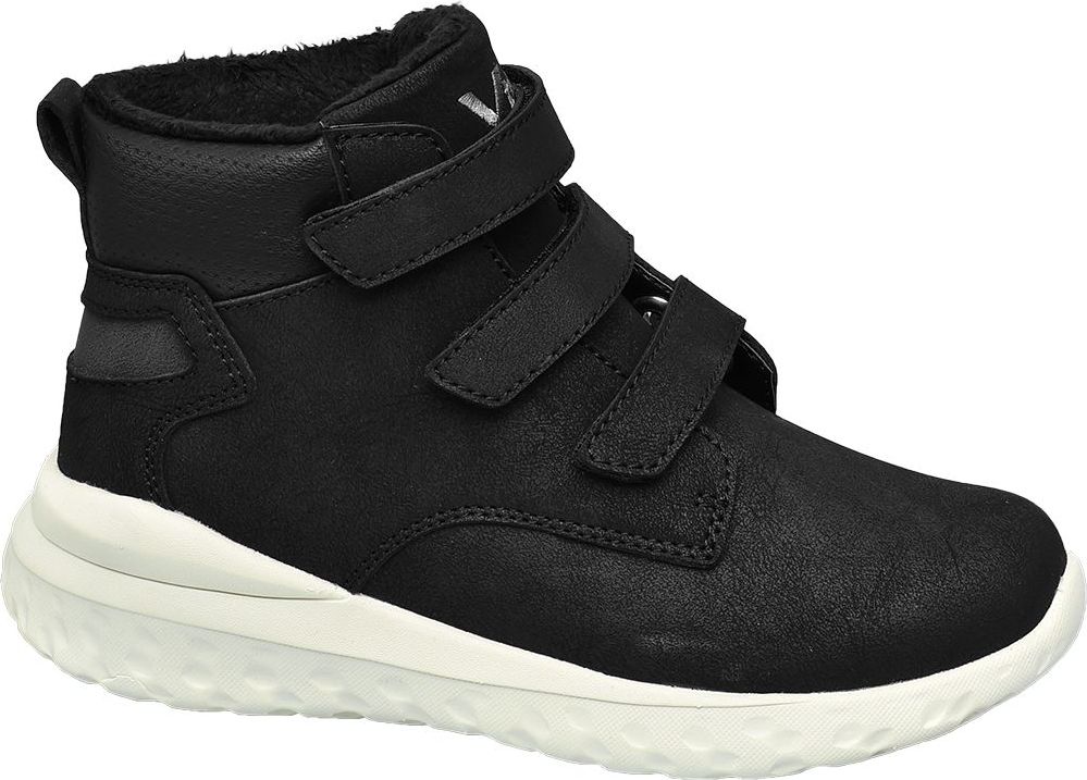 Deichmann - Vty Černé kotníkové tenisky na suchý zip Vty 36 černá - obrázek 1