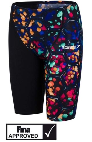 Chlapecké závodní plavky Speedo Fastskin Jammer Junior hexagon Velikosti 32 (164) - obrázek 1