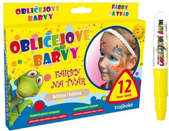 Barva na obličej - žlutá - 6330531 - obrázek 1