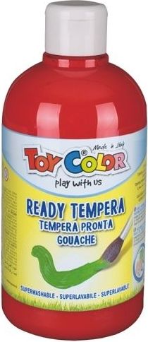 Barva temperová Toy color 0.5 l  červená 08 světlá - obrázek 1