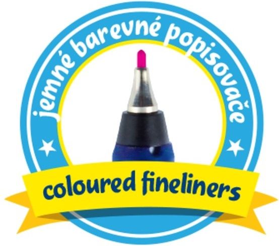 Centropen Liner 2521 HAPPY růžovofialový 0.3mm - obrázek 2