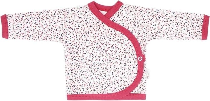 Mamatti Novozenecká bavlněná košilka Mouse - mini květinky - obrázek 1