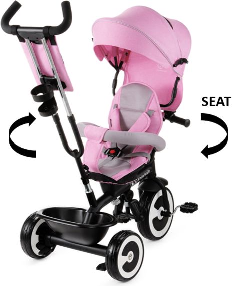 Tříkolka ASTON pink Kinderkraft - obrázek 1