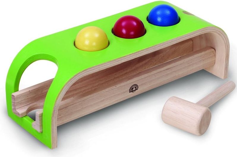 Wonderworld Dřevěná zatloukačka kuličky - obrázek 1