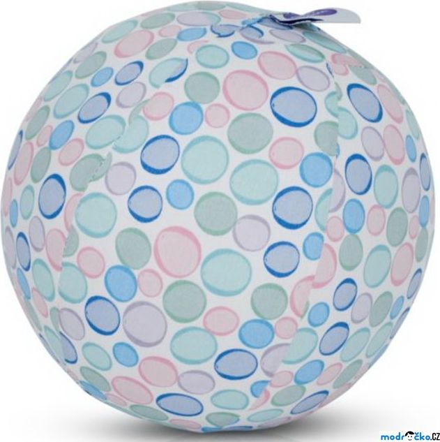 BubaBloon - Látkový nafukovací míč, Barevné světlé puntíky - obrázek 1