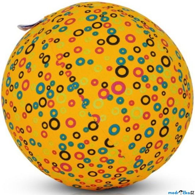 BubaBloon - Látkový nafukovací míč, Žlutý - obrázek 1