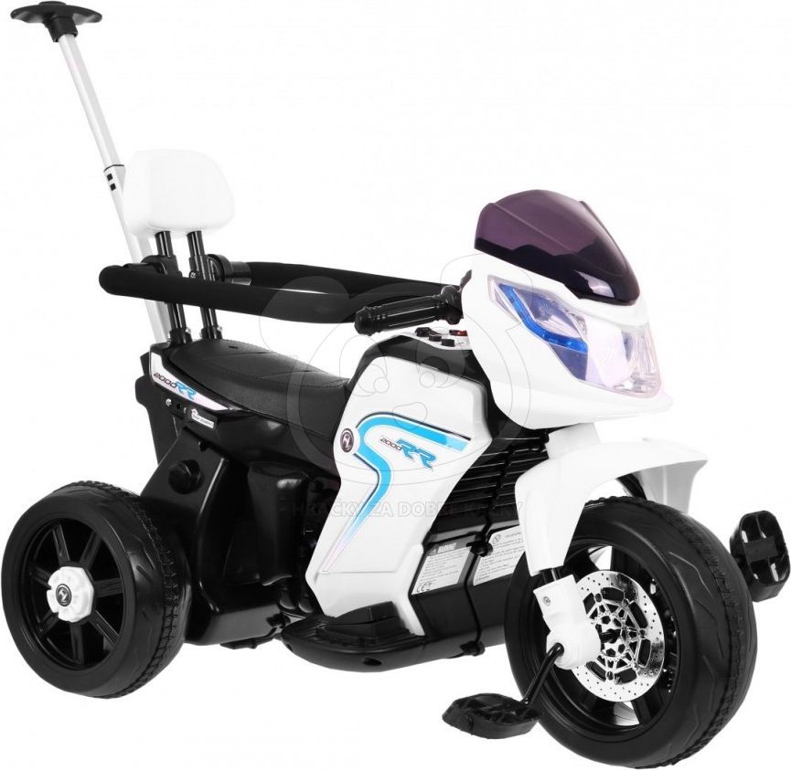 Elektrická motorka s vodicí tyčí 3v1 - červená - obrázek 13