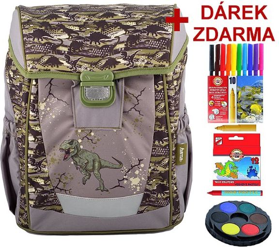 Školní aktovka Hama T-Rex lehká 0,65 kg - obrázek 1