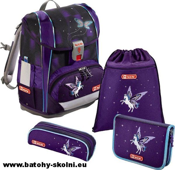 Školní aktovka Hama 4 dílný set Step by Step Light 2 Pegas - Doprava Zdarma - obrázek 1