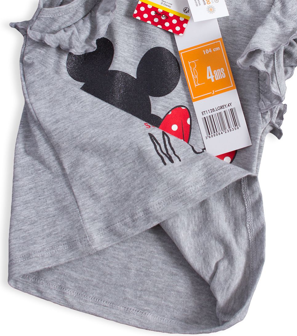 Dívčí tričko DISNEY MINNIE MICKEY šedé Velikost: 128 - obrázek 3