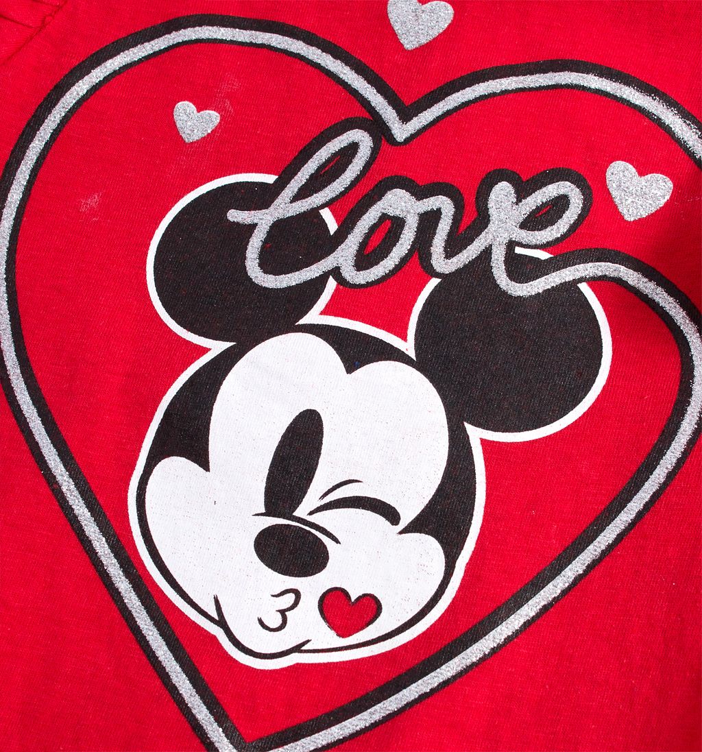 Dívčí tričko DISNEY MINNIE LOVE červené Velikost: 128 - obrázek 2