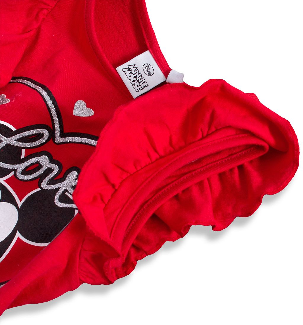 Dívčí tričko DISNEY MINNIE LOVE červené Velikost: 128 - obrázek 4