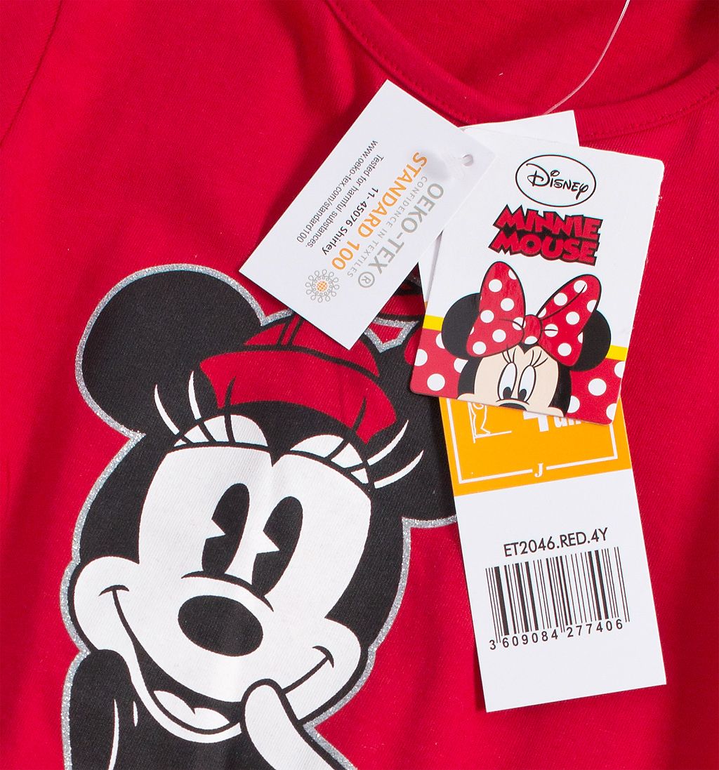 Dívčí šaty DISNEY MINNIE DOTS červené Velikost: 116 - obrázek 3
