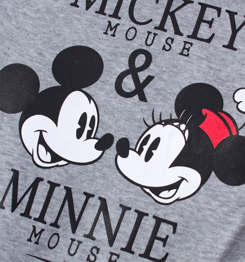 Dívčí mikina DISNEY MINNIE and MICKEY šedá Velikost: 128 - obrázek 3