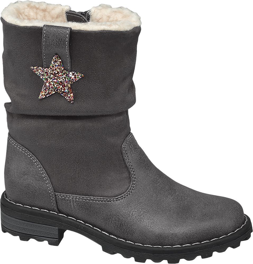 Deichmann - Cupcake Couture Šedé dívčí kozačky Cupcake Couture 28 šedá - obrázek 1