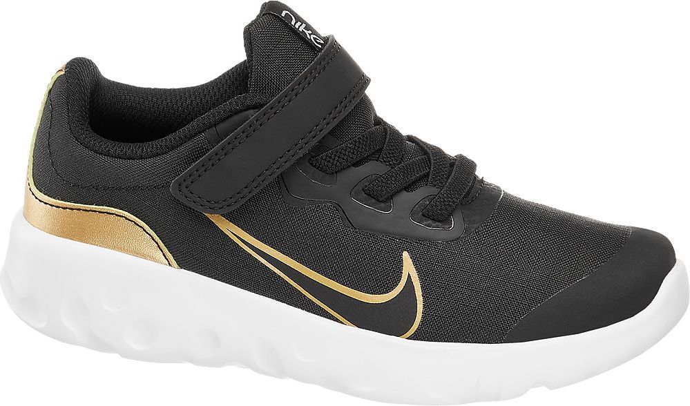 Deichmann - NIKE Černé tenisky na suchý zip Nike Explore Strada 35 černá - obrázek 1