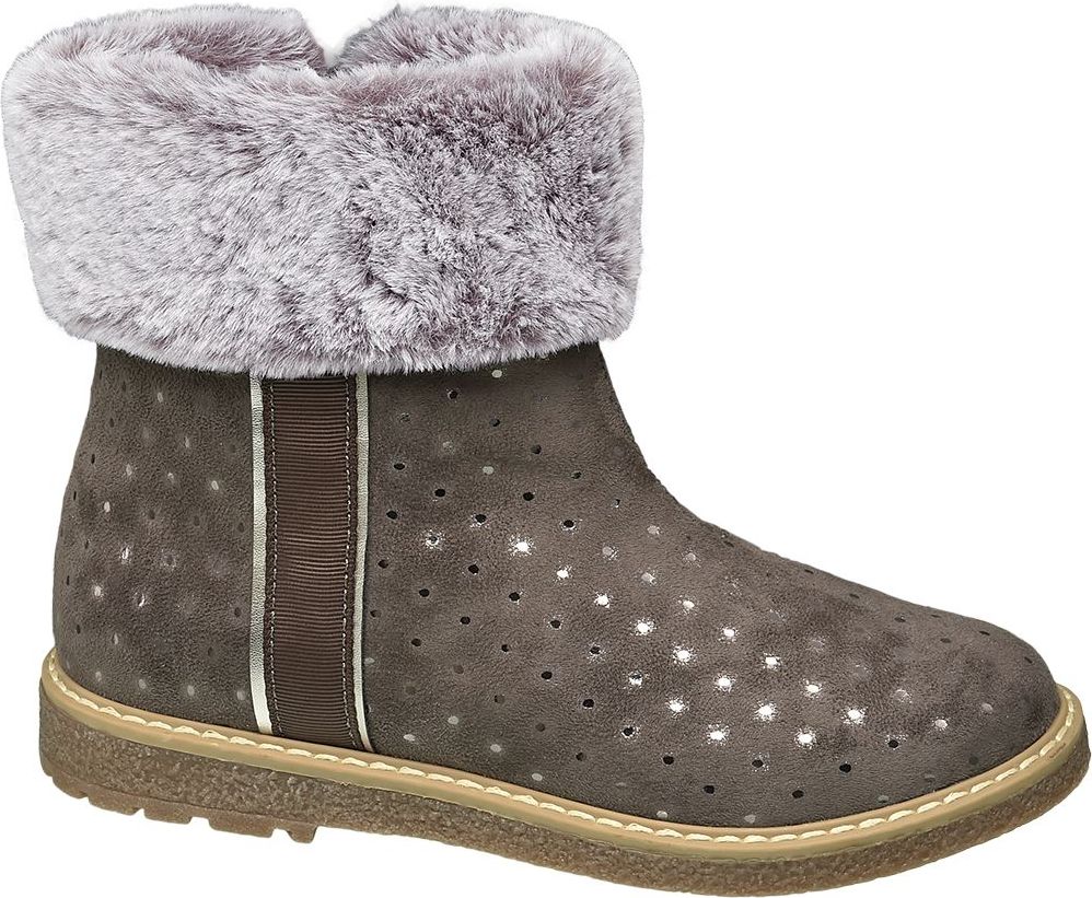Deichmann - Graceland Hnědé dívčí kozačky Graceland 35 hnědá - obrázek 1
