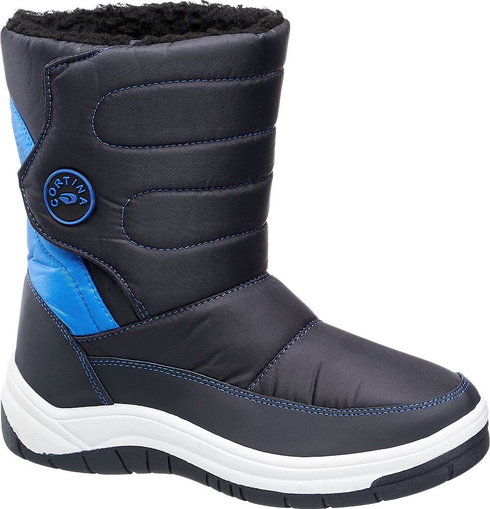 Deichmann - Cortina Modré chlapecké sněhule na suchý zip Cortina 39 modrá - obrázek 1