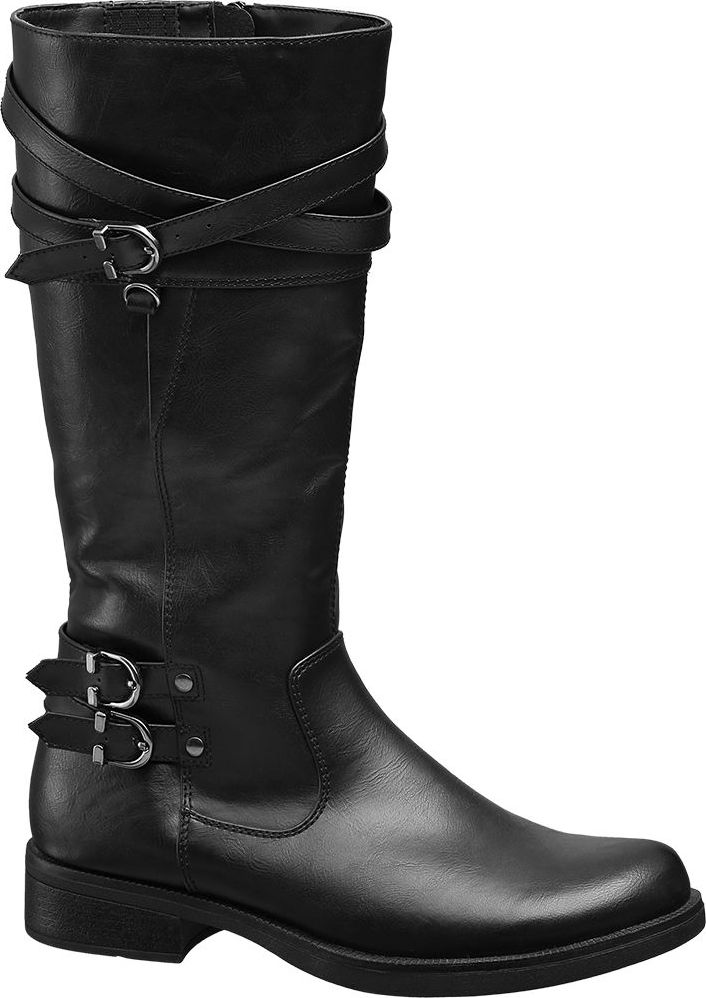 Deichmann - Graceland Černé dívčí kozačky Graceland 39 černá - obrázek 1