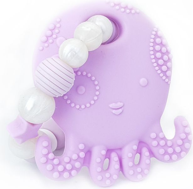 KidPro Silikonové kousátko: Chobotnička fialová - obrázek 1