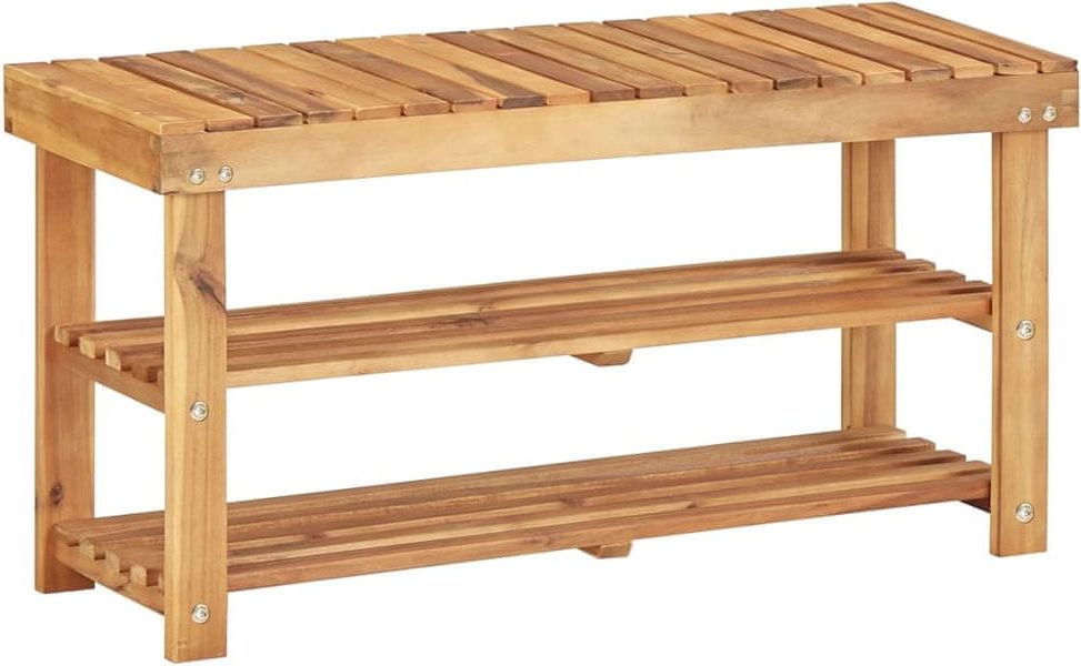 Vidaxl Botník 90 x 32 x 46 cm masivní akáciové dřevo - obrázek 1