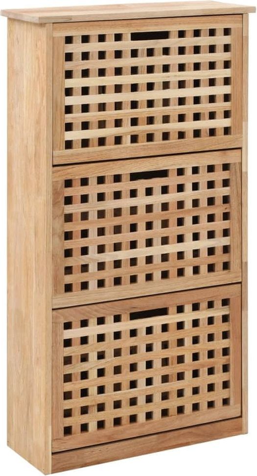 Vidaxl Botník 55 x 20 x 104 cm masivní ořechové dřevo - obrázek 1