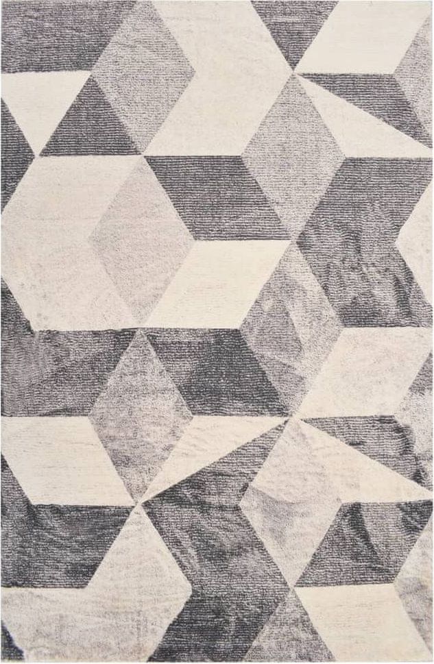 Vidaxl Koberec s potiskem béžový 120 x 170 cm polyester - obrázek 1