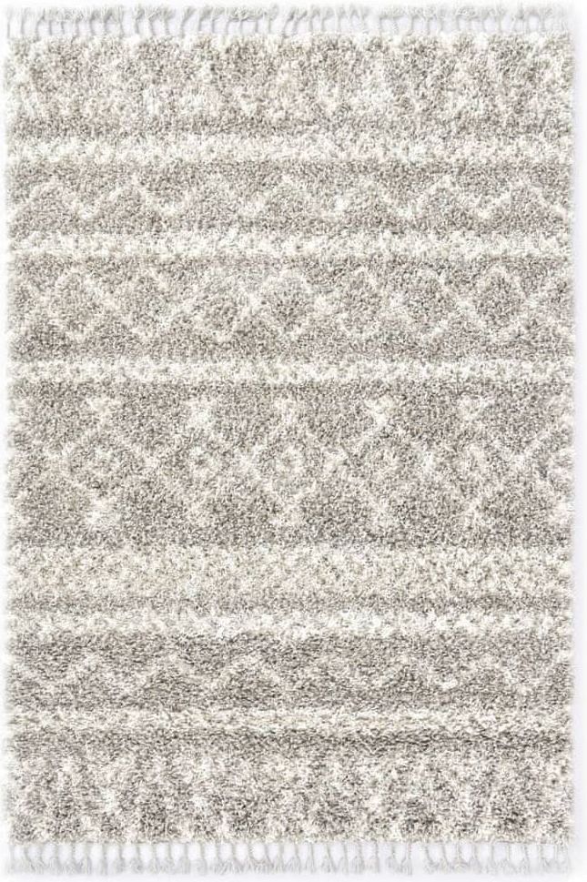 Vidaxl Koberec Berber s vysokým vlasem PP pískovo-béžový 160 x 230 cm - obrázek 1