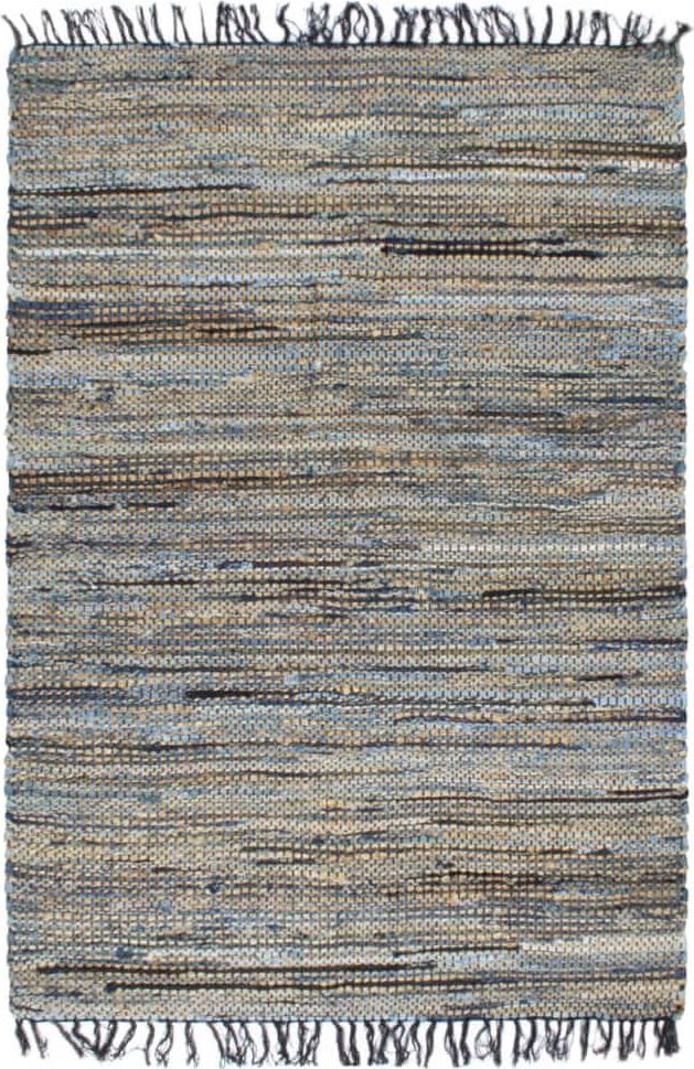 Vidaxl Ručně tkaný koberec Chindi riflovina juta 160x230cm vícebarvený - obrázek 1