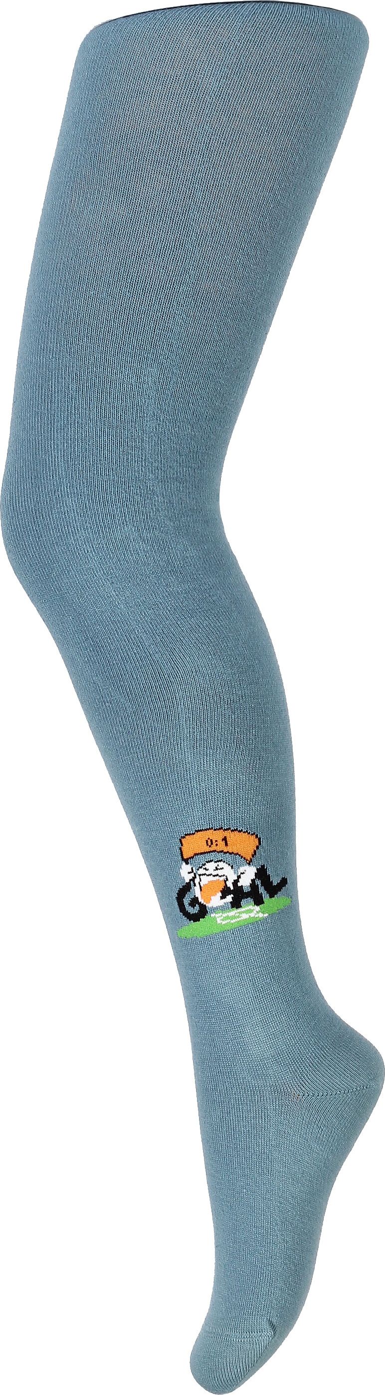 Chlapecké vzorované punčocháče WOLA GÓL modré jeans Velikost: 116-122 - obrázek 1
