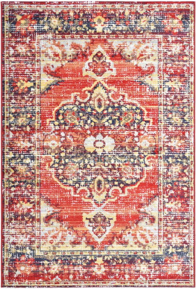 Vidaxl Koberec červený 140 x 200 cm PP - obrázek 1