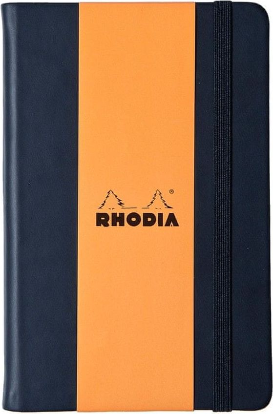 Blok Rhodia Webnotebook černý A5, 96 listů, linkovaný - obrázek 1
