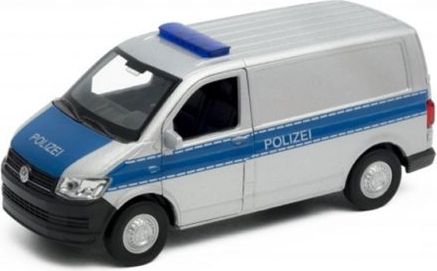 Welly 1:34 VW Transporter T6 Van Police Stříbrná - obrázek 1