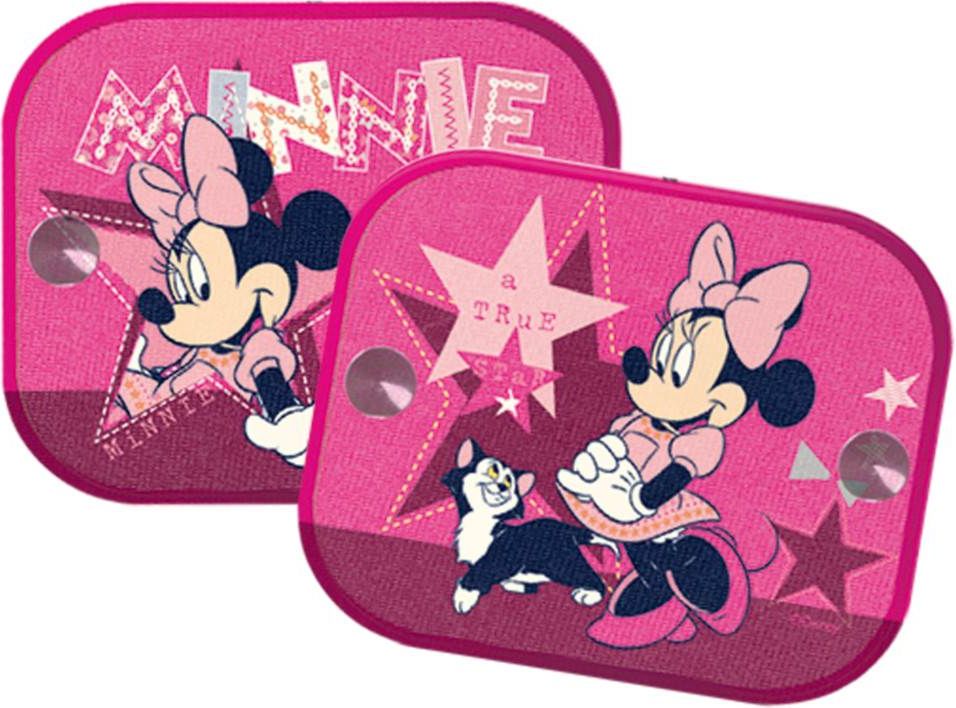 Stínítka do auta 2 ks v balení Minnie Mouse růžová - obrázek 1