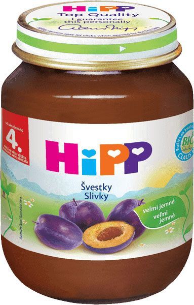 3x HiPP BIO švestkový (125 g) - ovocný příkrm - obrázek 2