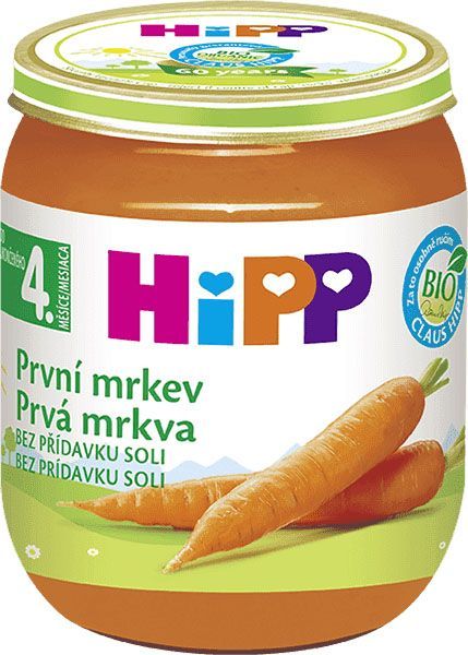 3x HiPP BIO První mrkev (125 g) - zeleninový příkrm - obrázek 2