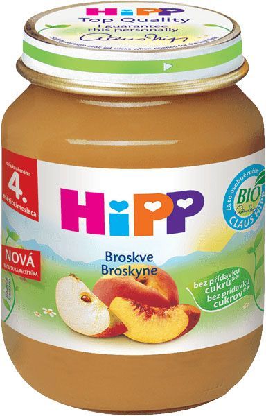 3x HiPP broskvový (125 g) - ovocný příkrm - obrázek 2