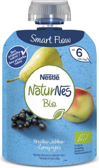 NESTLÉ kapsička ovocná Čer.rybíz/Hruš./Jab.BIO 90g - obrázek 1