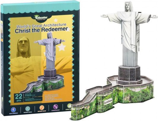 EDUCATOR 3D puzzle Socha Krista Spasitele 22 dílků - obrázek 1