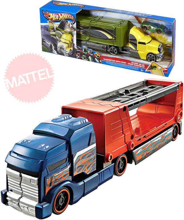 MATTEL HOT WHEELS Auto tahač havarující set s autíčkem 2 druhy - obrázek 1