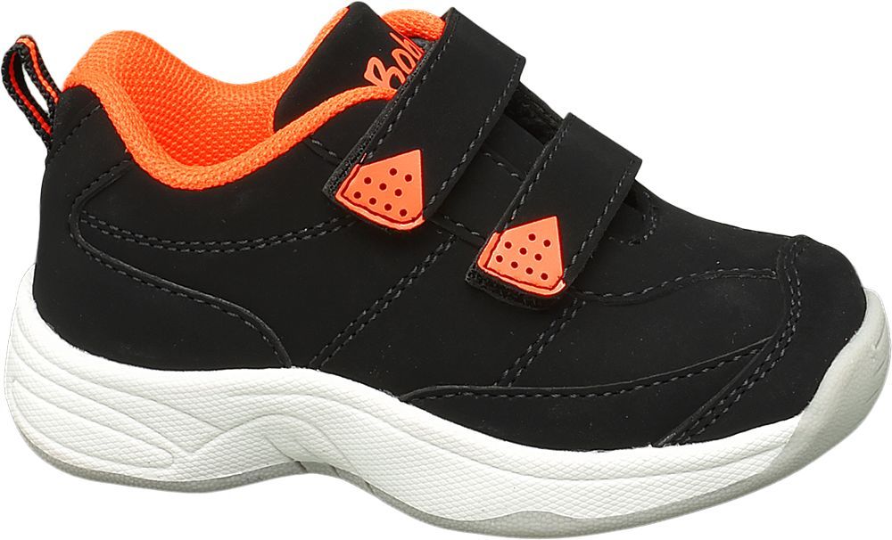 Deichmann - Bobbi-Shoes Černé dětské tenisky na suchý zip Bobbi-Shoes 23 černá - obrázek 1